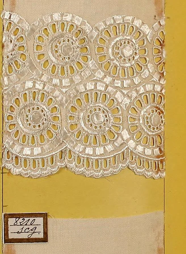 An illustration from Sample book of French embroidery, 1850?, 1850, leaf 53