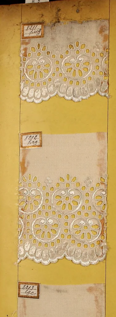 An illustration from Sample book of French embroidery, 1850?, 1850, leaf 54