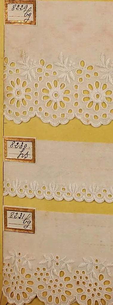 An illustration from Sample book of French embroidery, 1850?, 1850, leaf 56