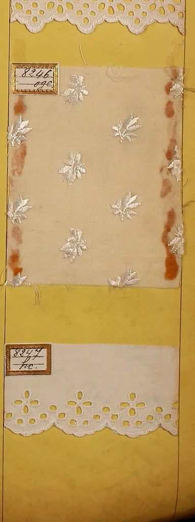 An illustration from Sample book of French embroidery, 1850?, 1850, leaf 58