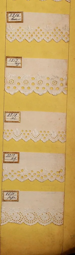 An illustration from Sample book of French embroidery, 1850?, 1850, leaf 66