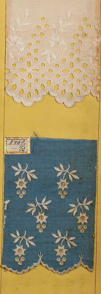 An illustration from Sample book of French embroidery, 1850?, 1850, leaf 86