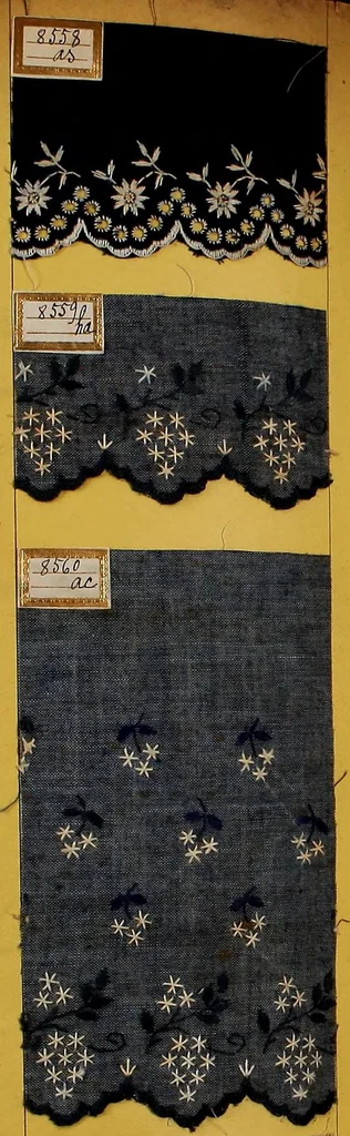An illustration from Sample book of French embroidery, 1850?, 1850, leaf 97