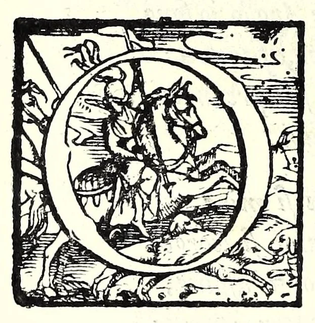 An illustration from De la glorie d'Evropa : al sereniss. Don. Cosimo Medici, principe di Toscana : parte prima [-seconda], scritte e dedicate ne le reali nozze sue, e de la serenissima sua sposa l'arciduchessa Maria Maddalena d'Avstria, principessa di Toscana, 1608, leaf 98