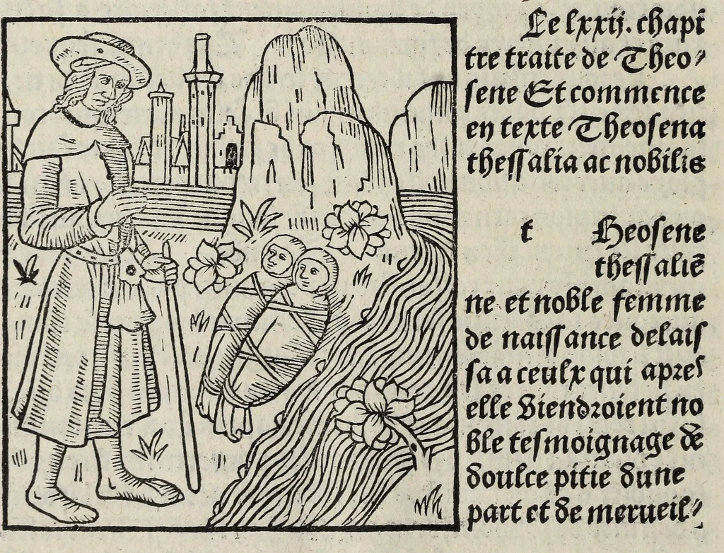 An illustration from De la louenge et vertu des nobles et cleres dames : de Jehan bocasse ; [traslate & iprime nouellemet a paris], leaf 194