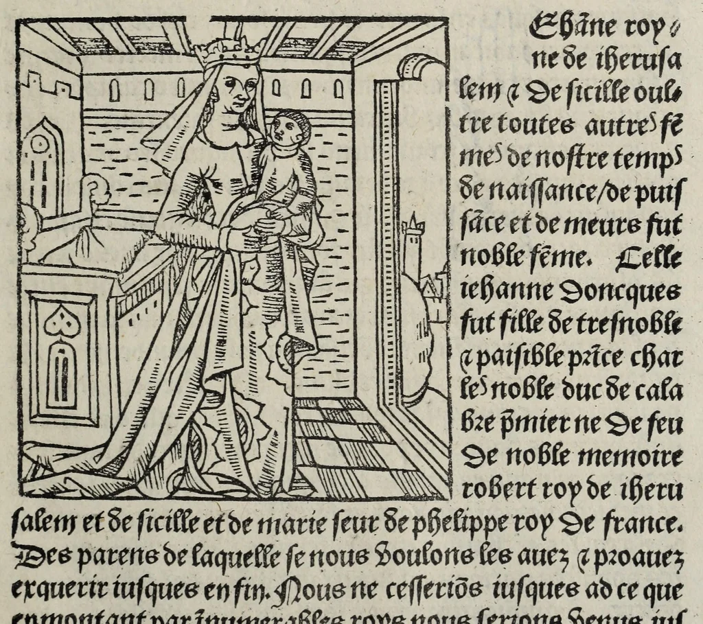 An illustration from De la louenge et vertu des nobles et cleres dames : de Jehan bocasse ; [traslate & iprime nouellemet a paris], leaf 291