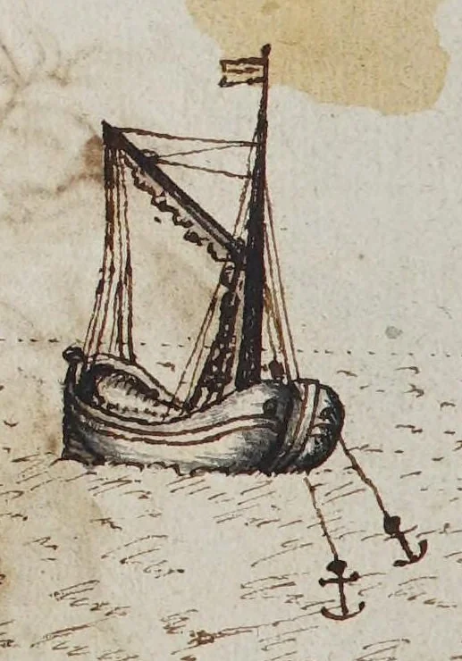 An illustration from De la navigation, 1671, leaf 42