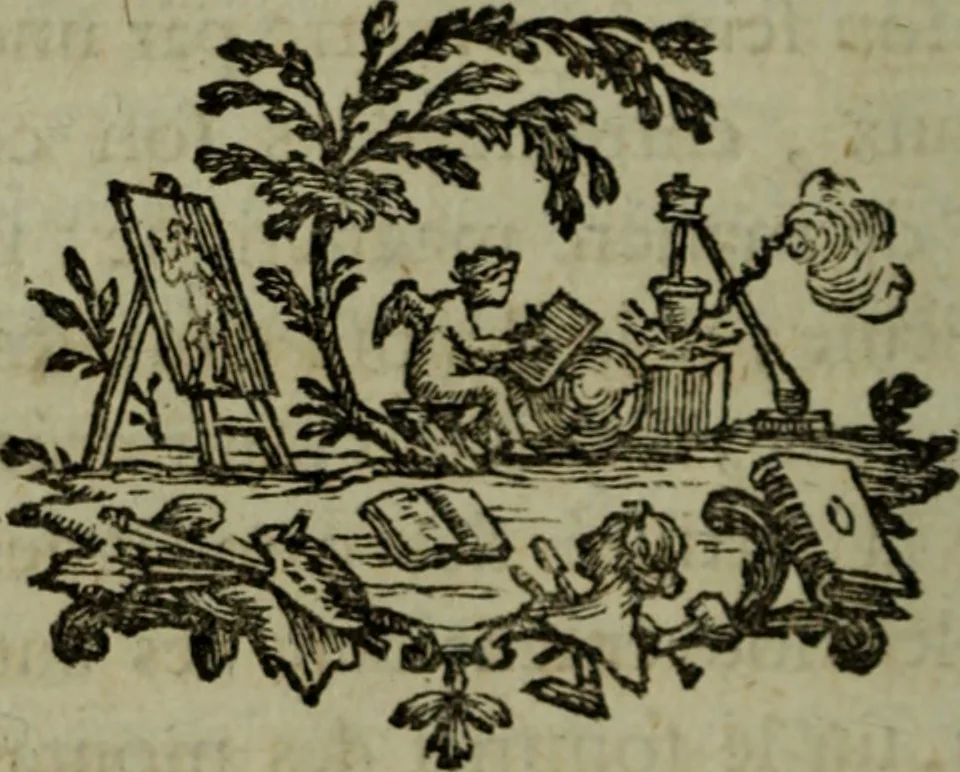 An illustration from De la philosophie corpusculaire, ou, Des connoissances et des procédés magnétiques chez les divers peuples, 1785, leaf 35
