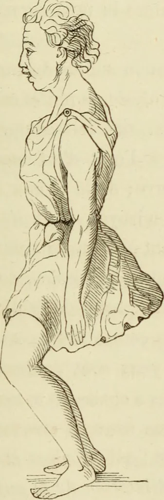 An illustration from De la physionomie et des mouvements d'expression suivie d'une notice sur sa vie et ses travaux et de la nomenclature de ses ouvrages, 1865, leaf 269