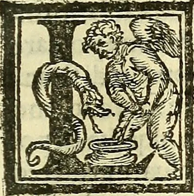 An illustration from De la pirotechnia : Libri X. doue ampiamente si tratta non solo di ogni sorte & diuersita di miniere, ma anchora quanto si ricerca intorno à la prattica di quelle cose di quel che si appartiene à l'arte de la fusione ouer gitto de metalli come d'ogni altra cosa simile à questa, 1540, leaf 336