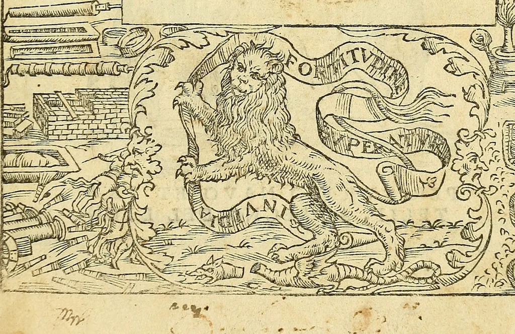 An illustration from De la pirotechnia : Libri X. doue ampiamente si tratta non solo di ogni sorte & diuersita di miniere, ma anchora quanto si ricerca intorno à la prattica di quelle cose di quel che si appartiene à l'arte de la fusione ouer gitto de metalli come d'ogni altra cosa simile à questa, 1540, leaf 4