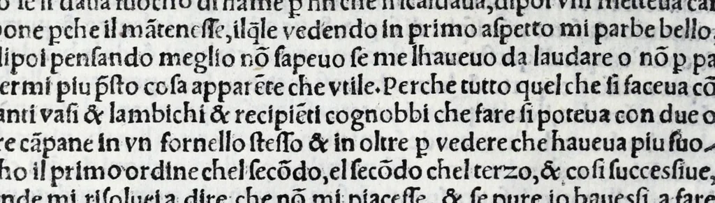 An illustration from De la pirotechnia libri X. : dove ampiamente si tratta non solo di ogni sorte & diuersita di miniere, ma anchora quanto si ricerca intorno à la prattica di quelle cose, di quel che si appartiene à l'arte de la fusione, ouer gitto de metalli, come d'ogni altra cosa simile à questa, 1540, leaf 294
