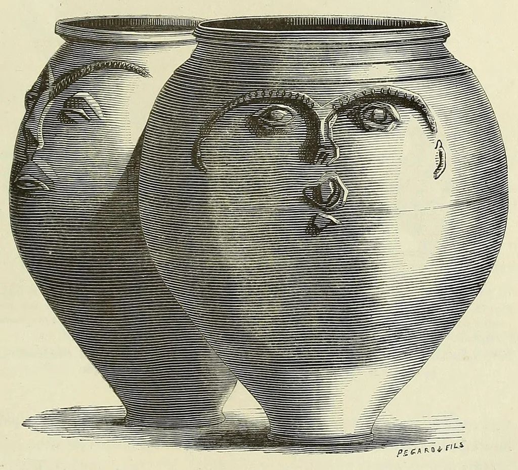 An illustration from De la poterie gauloise; étude sur la collection Charvet, 1872, leaf 109