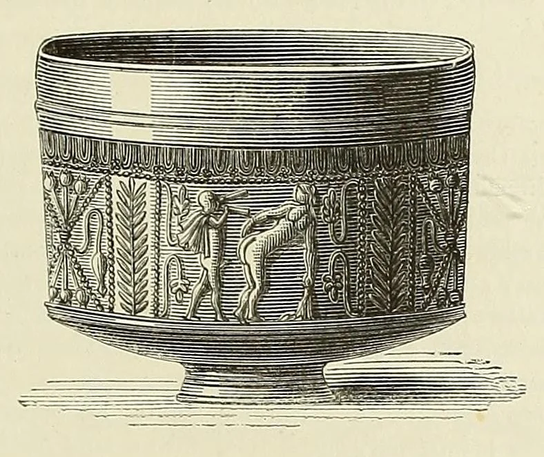 An illustration from De la poterie gauloise; étude sur la collection Charvet, 1872, leaf 147
