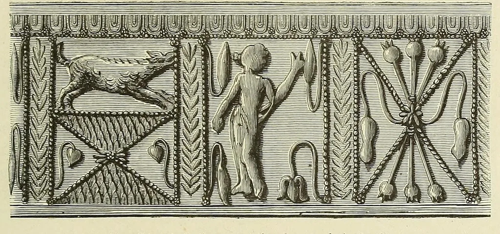 An illustration from De la poterie gauloise; étude sur la collection Charvet, 1872, leaf 185