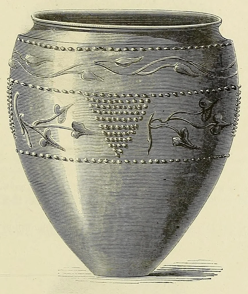 An illustration from De la poterie gauloise; étude sur la collection Charvet, 1872, leaf 221