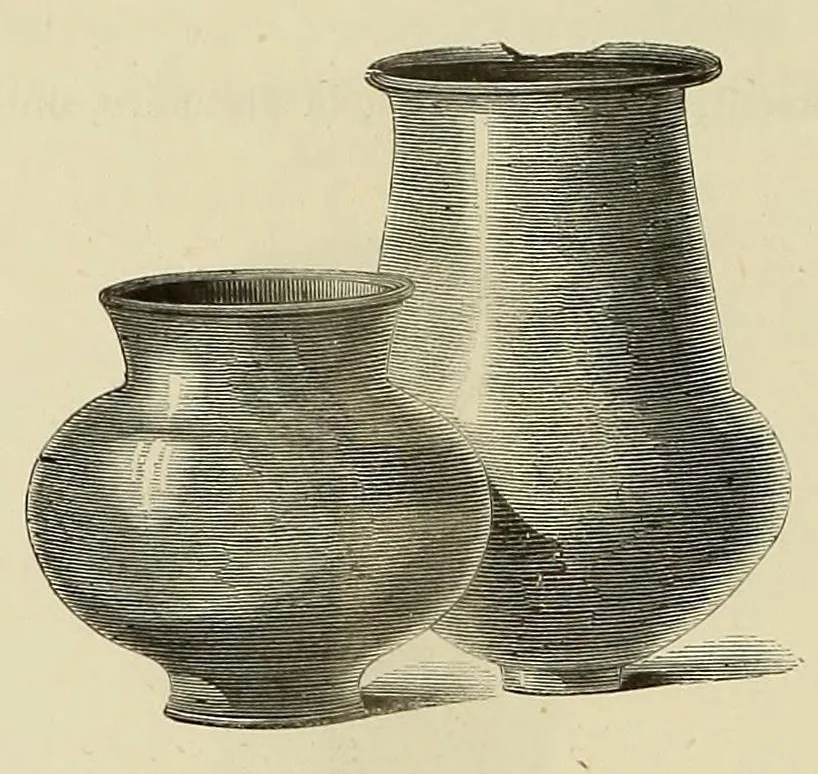 An illustration from De la poterie gauloise; étude sur la collection Charvet, 1872, leaf 232