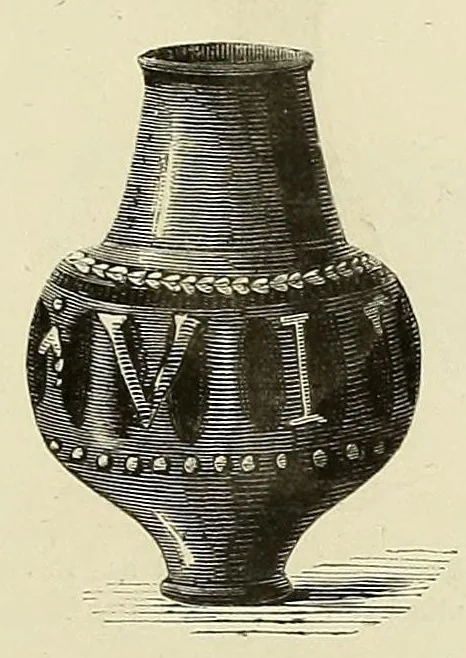 An illustration from De la poterie gauloise; étude sur la collection Charvet, 1872, leaf 265