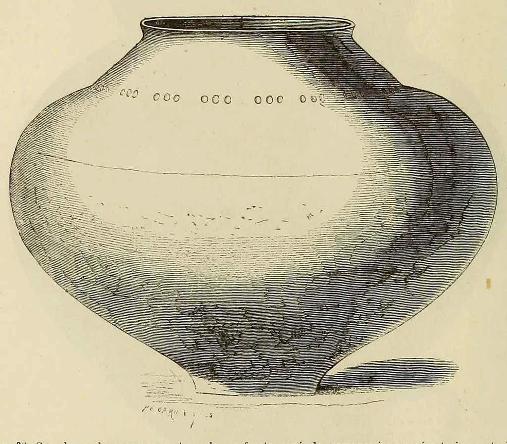 An illustration from De la poterie gauloise; étude sur la collection Charvet, 1872, leaf 58