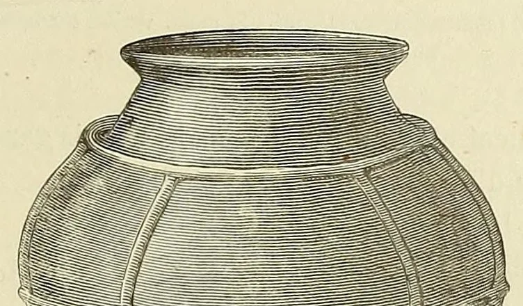 An illustration from De la poterie gauloise; étude sur la collection Charvet, 1872, leaf 65