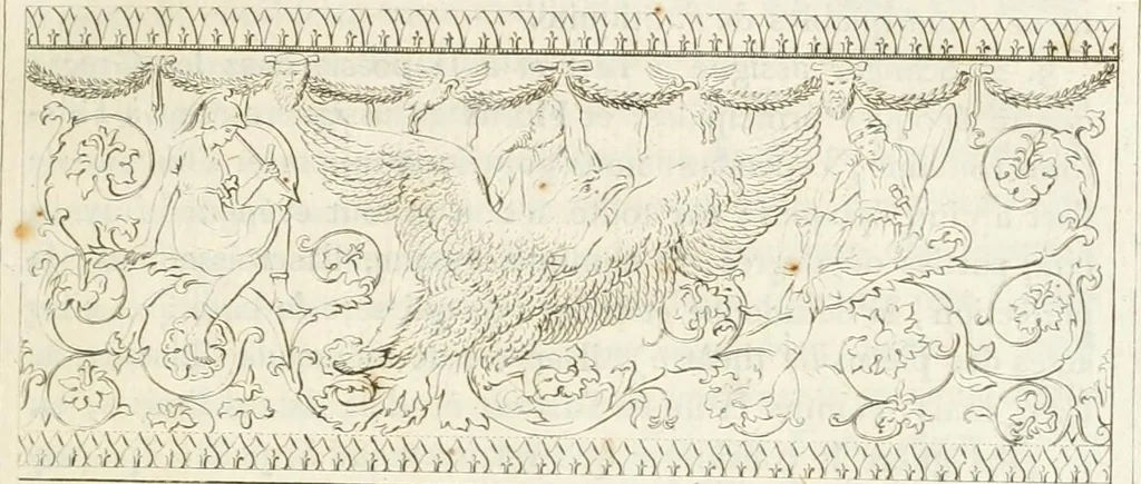 An illustration from Histoire de l'art chez les anciens, 1801, leaf 10