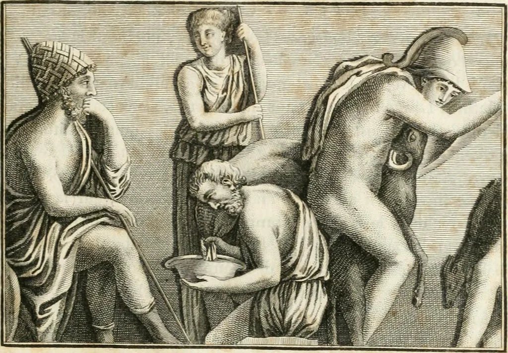 An illustration from Histoire de l'art chez les anciens, 1801, leaf 170