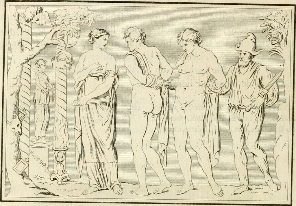 An illustration from Histoire de l'art chez les anciens, 1801, leaf 319