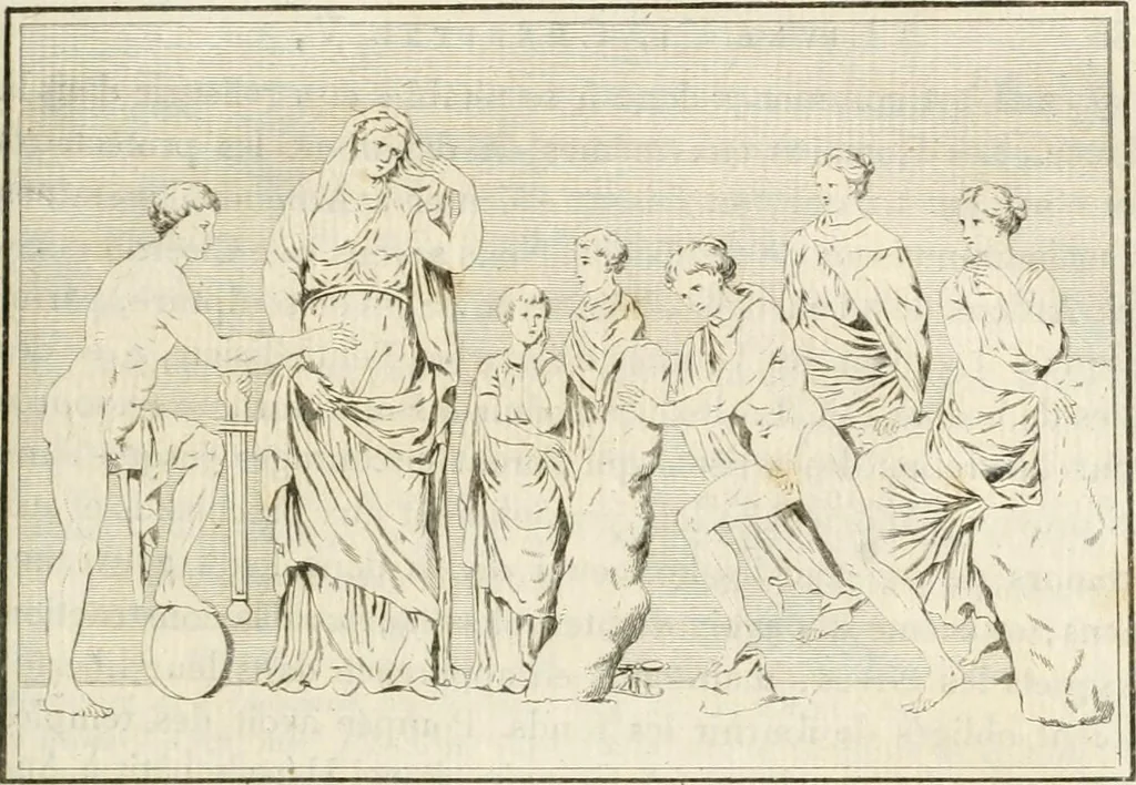 An illustration from Histoire de l'art chez les anciens, 1801, leaf 364