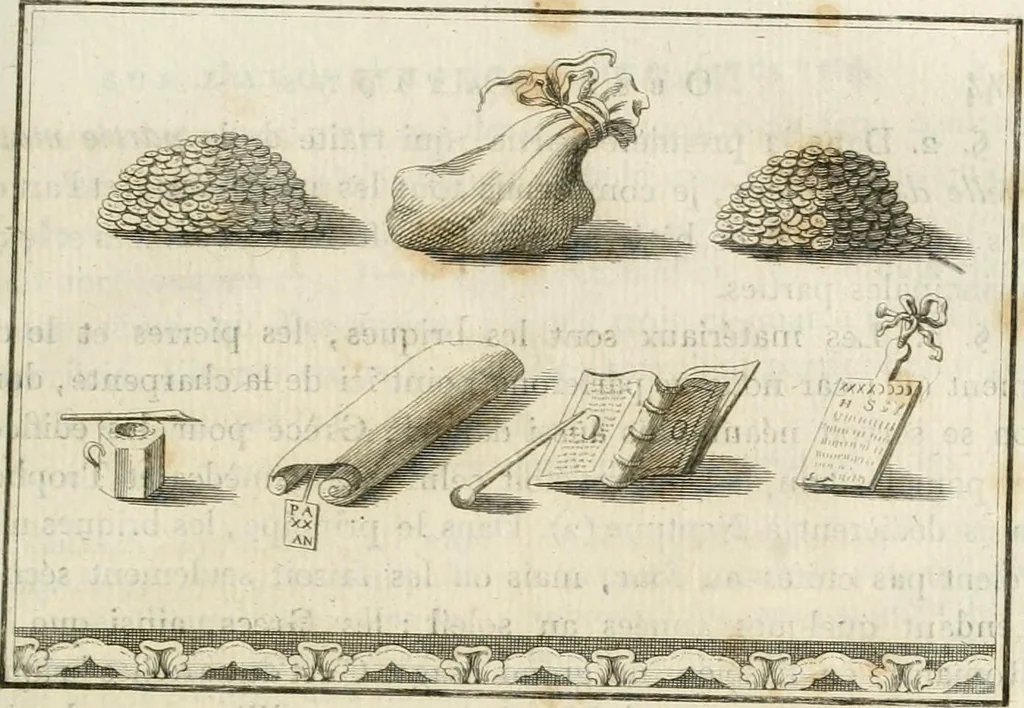 An illustration from Histoire de l'art chez les anciens, 1801, leaf 550
