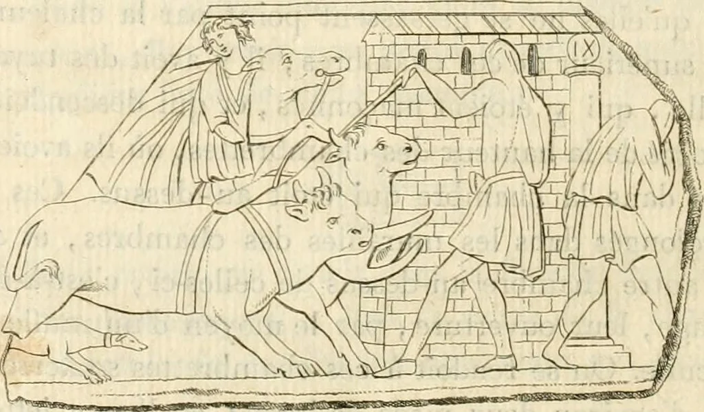 An illustration from Histoire de l'art chez les anciens, 1801, leaf 635