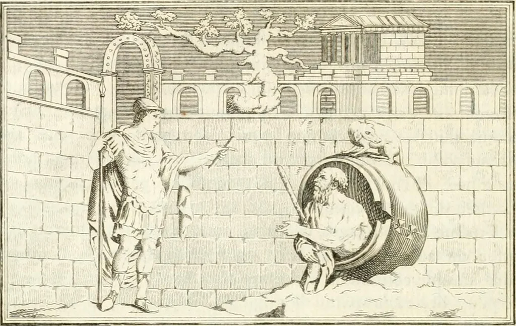 An illustration from Histoire de l'art chez les anciens, 1801, leaf 69