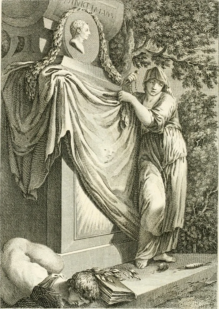 An illustration from Histoire de l'art chez les anciens, 1801, leaf 7