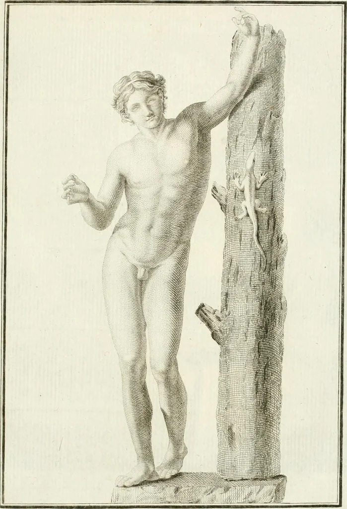 An illustration from Histoire de l'art chez les anciens, 1801, leaf 710