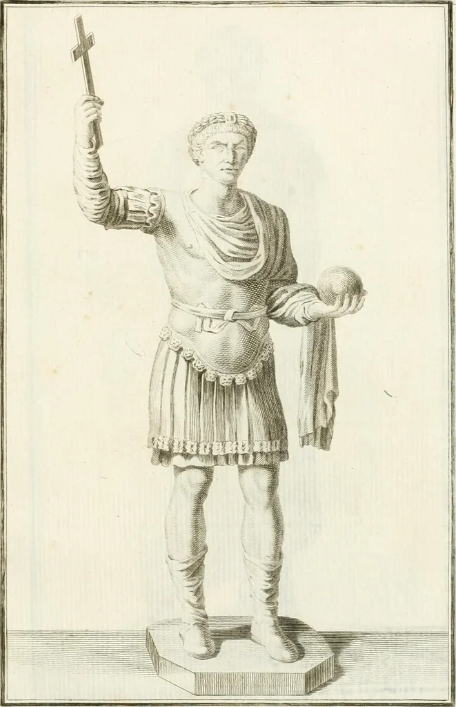 An illustration from Histoire de l'art chez les anciens, 1801, leaf 718