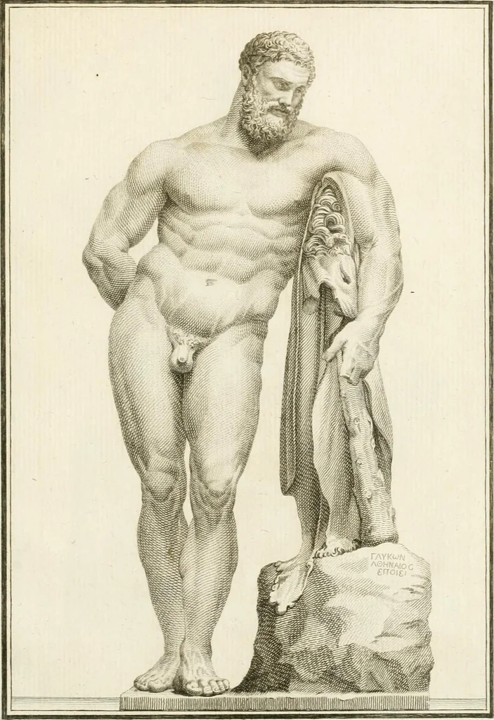 An illustration from Histoire de l'art chez les anciens, 1801, leaf 722