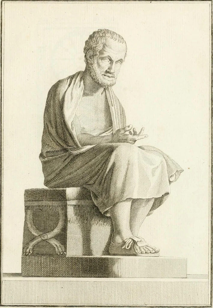 An illustration from Histoire de l'art chez les anciens, 1801, leaf 724