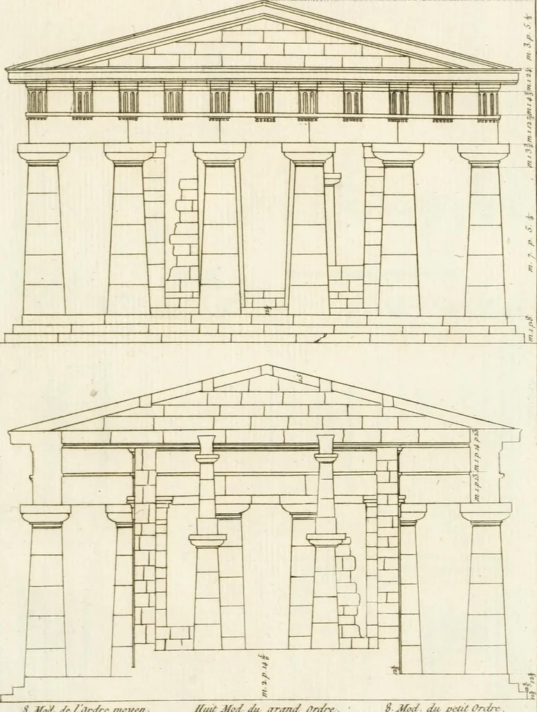 An illustration from Histoire de l'art chez les anciens, 1801, leaf 734