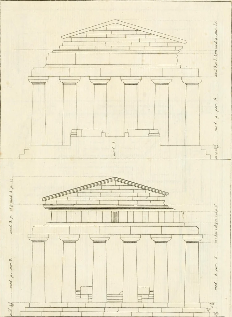 An illustration from Histoire de l'art chez les anciens, 1801, leaf 742