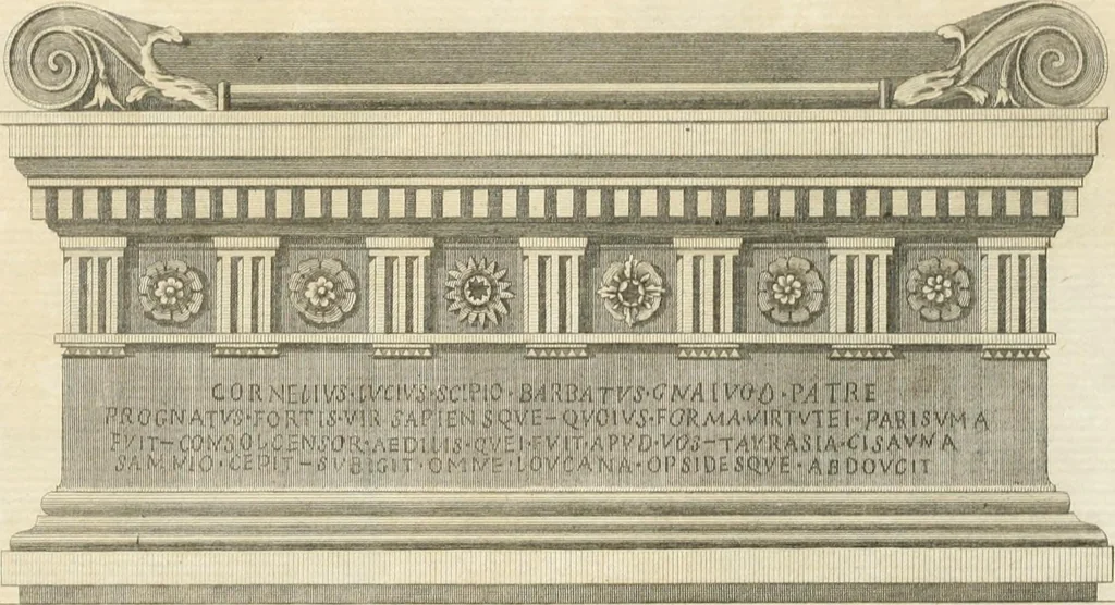 An illustration from Histoire de l'art chez les anciens, 1801, leaf 752