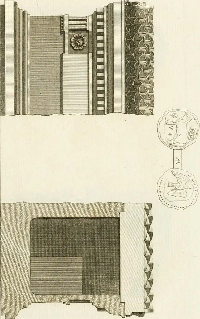 An illustration from Histoire de l'art chez les anciens, 1801, leaf 754