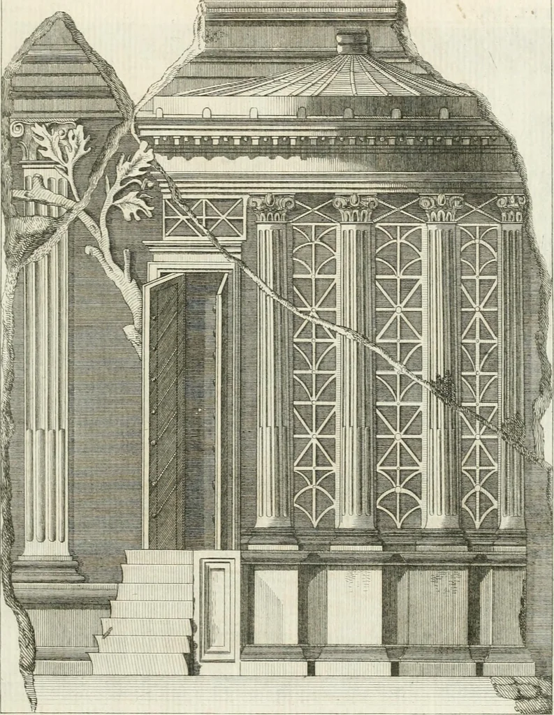 An illustration from Histoire de l'art chez les anciens, 1801, leaf 758