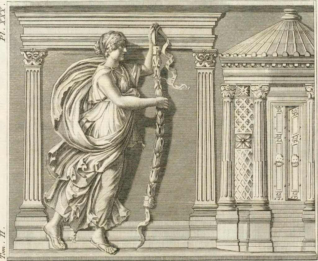 An illustration from Histoire de l'art chez les anciens, 1801, leaf 760