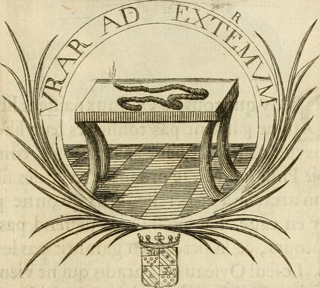 An illustration from De l'art des devises, 1666, leaf 344