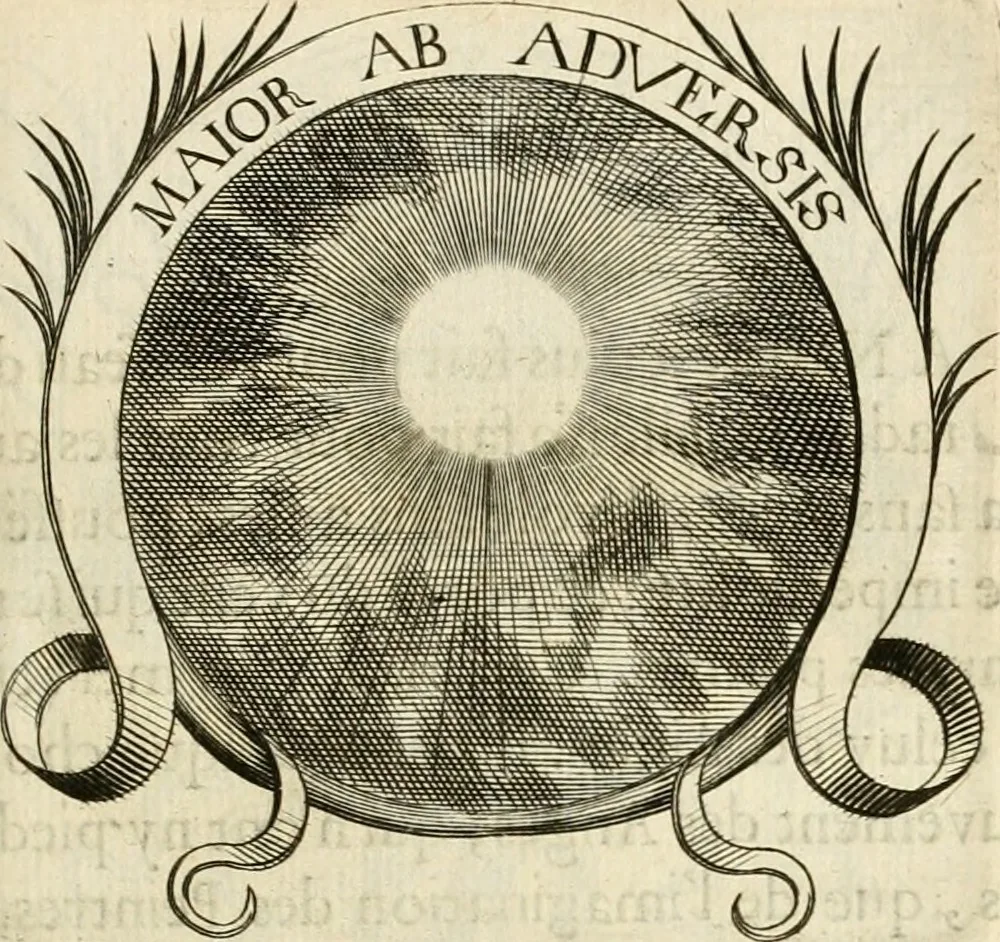 An illustration from De l'art des devises, 1666, leaf 374