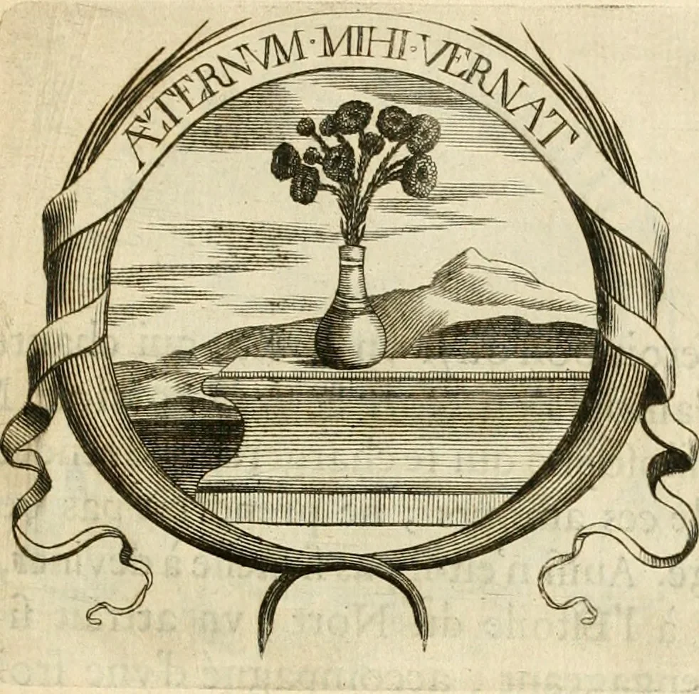 An illustration from De l'art des devises, 1666, leaf 382