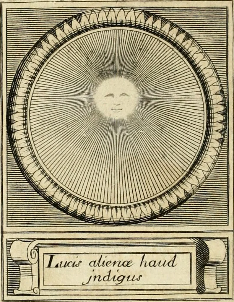 An illustration from De l'art des devises, 1666, leaf 517