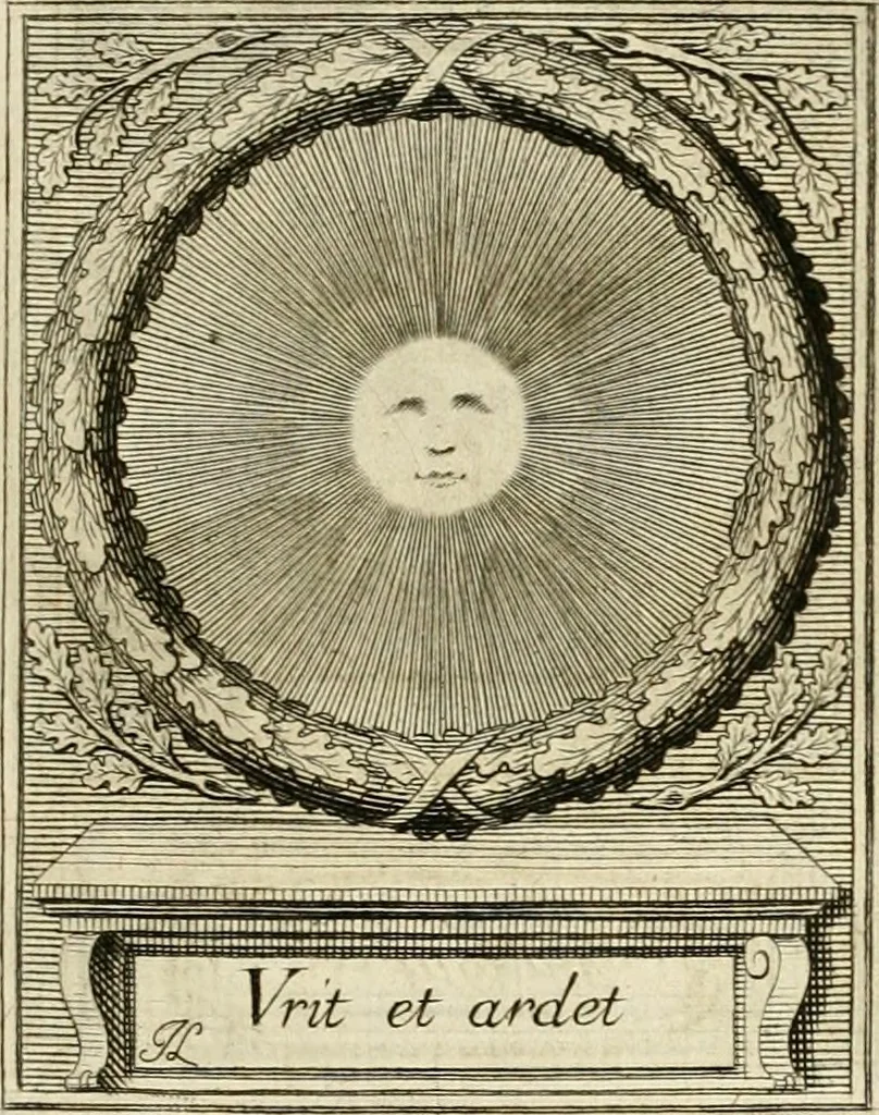 An illustration from De l'art des devises, 1666, leaf 518