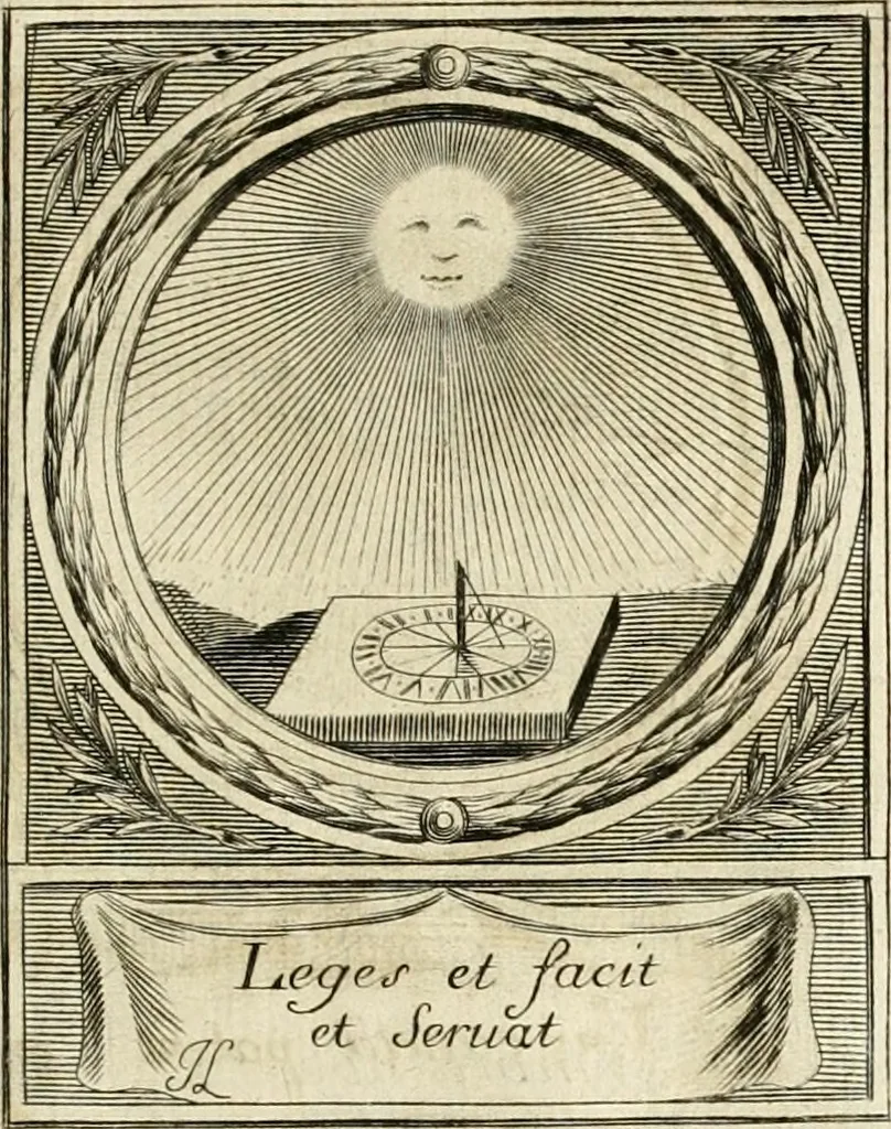 An illustration from De l'art des devises, 1666, leaf 520