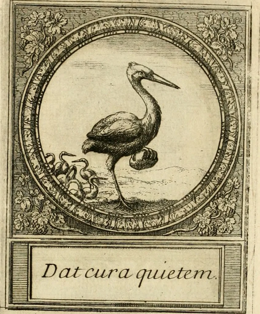 An illustration from De l'art des devises, 1666, leaf 529