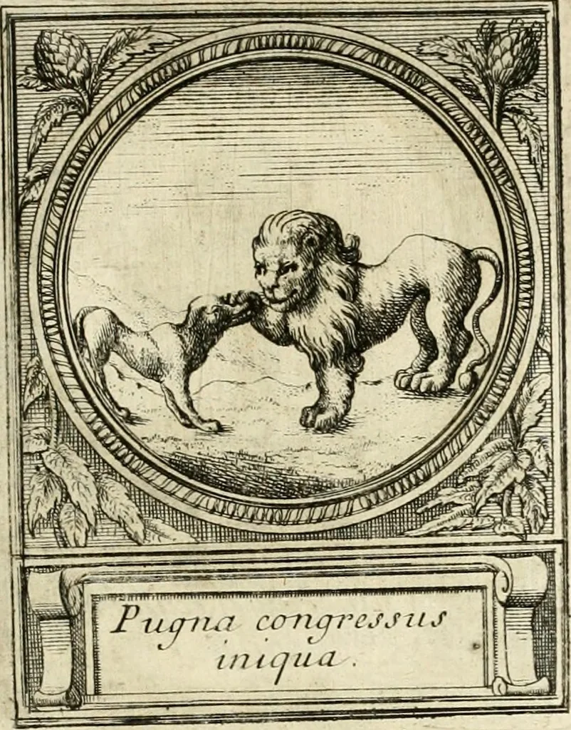 An illustration from De l'art des devises, 1666, leaf 542